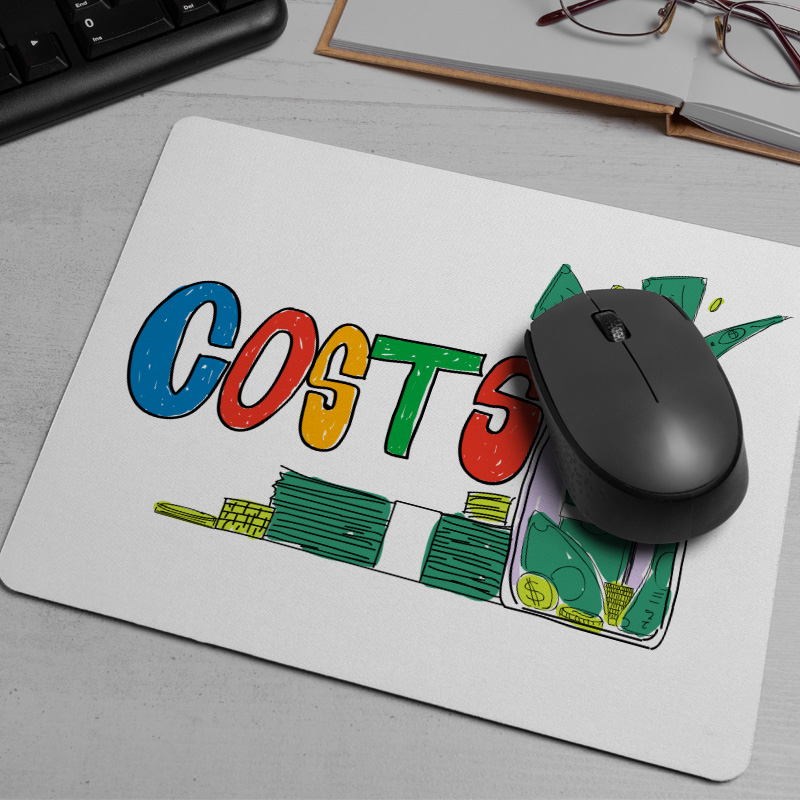 Costs Yazılı Kumbara Tasarımlı Mousepad