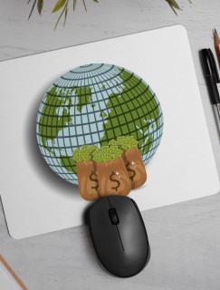 Global Dünyada Para Tasarımlı Mousepad