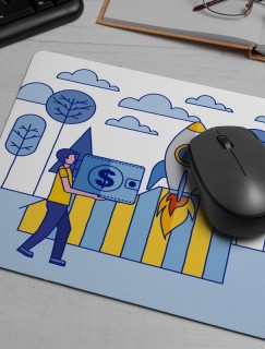 Kazançlı Yatırım Tasarımlı Mousepad