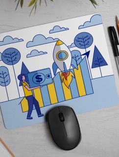 Kazançlı Yatırım Tasarımlı Mousepad