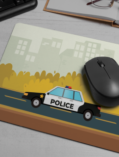 Polis Arabalı Mousepad