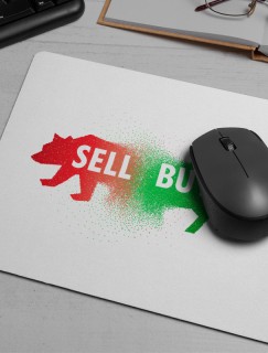 Sell Buy Borsa İşlemleri Tasarımlı Mousepad