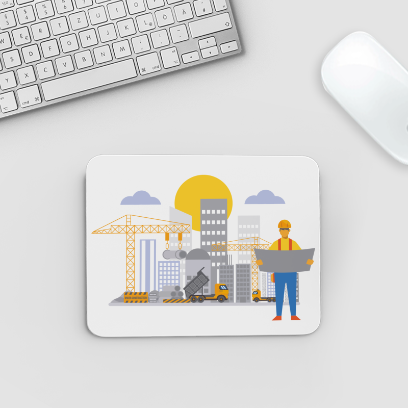 İnşaat Mühendisi Tasarımlı Mousepad