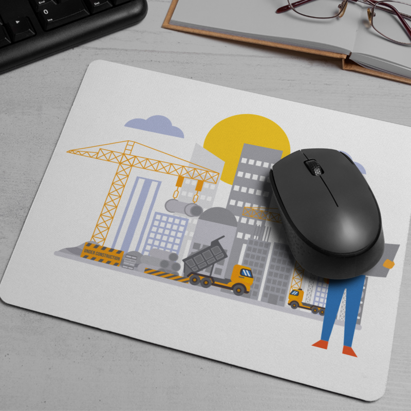 İnşaat Mühendisi Tasarımlı Mousepad