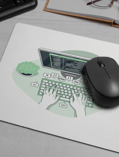 Kod Yazan Yazılımcı Tasarımlı Mousepad