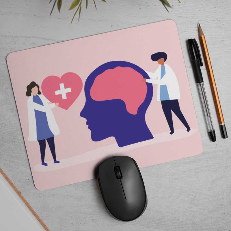 Akıl ve Ruh Sağlığı Tasarımlı Mousepad