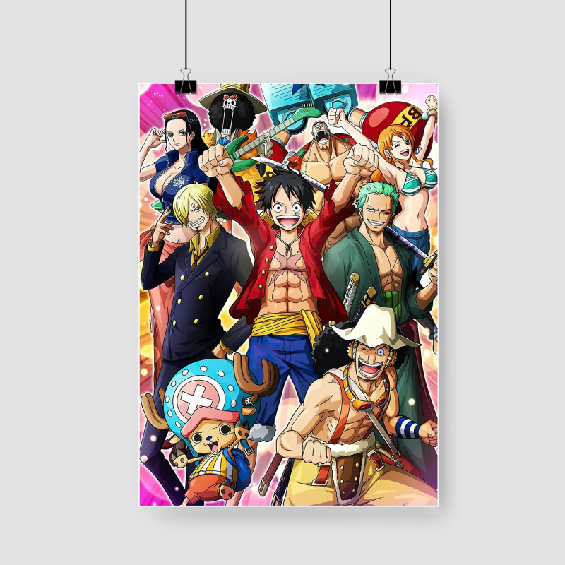 One Piece Ekibi Tasarımlı A3 Poster