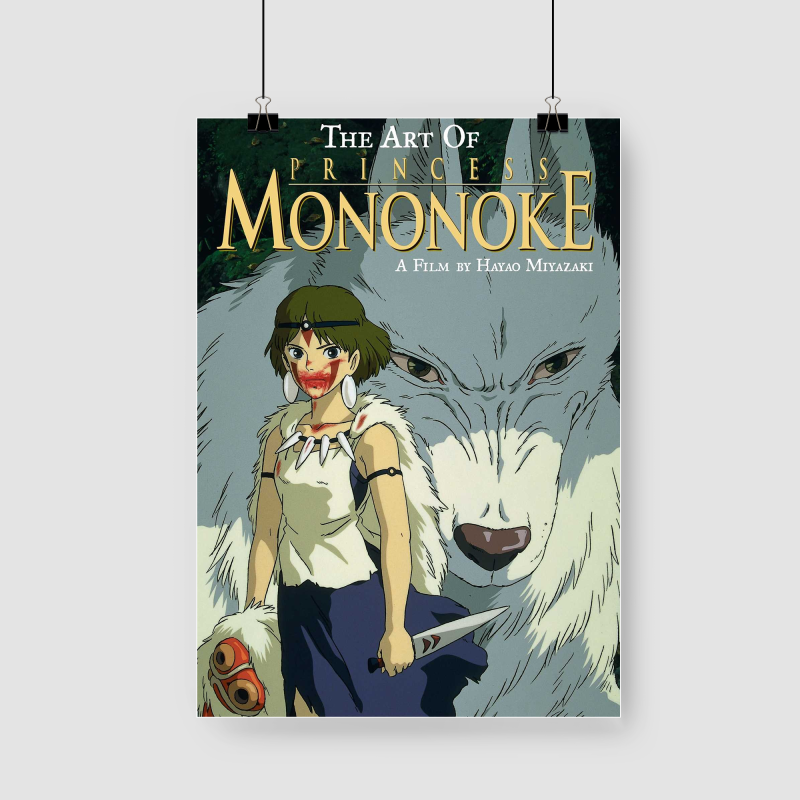 Princess Mononoke Afiş Tasarımlı A3 Poster