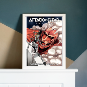 Attack on Titan Omnibus Tasarımlı A3 Poster
