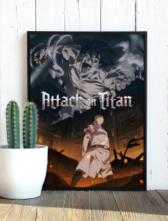 Attack on Titan Tasarımlı A3 Poster