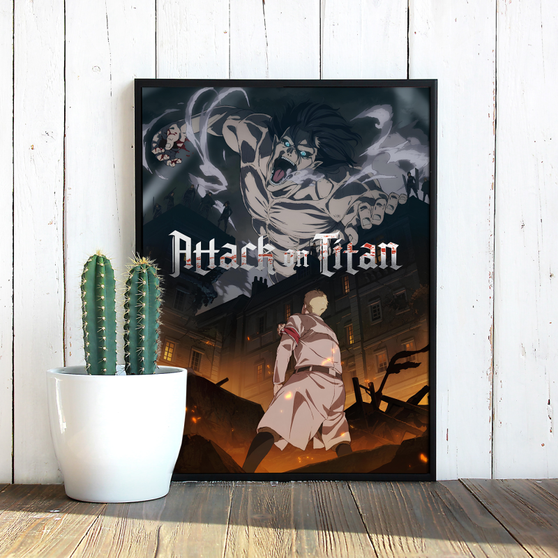 Attack on Titan Tasarımlı A3 Poster