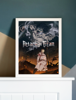 Attack on Titan Tasarımlı A3 Poster