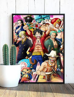 One Piece Ekibi Tasarımlı A3 Poster