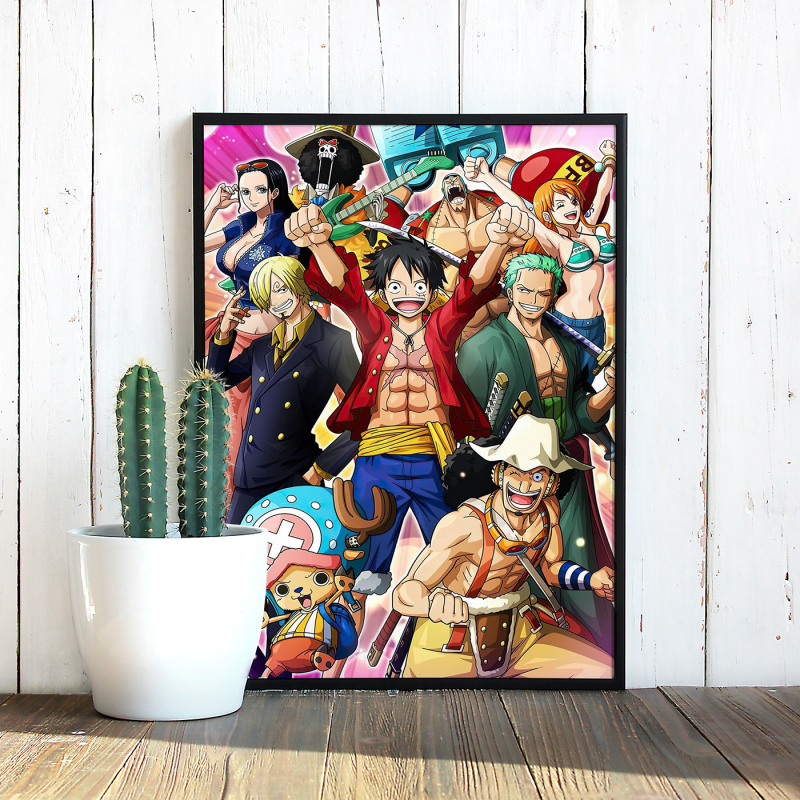 One Piece Ekibi Tasarımlı A3 Poster