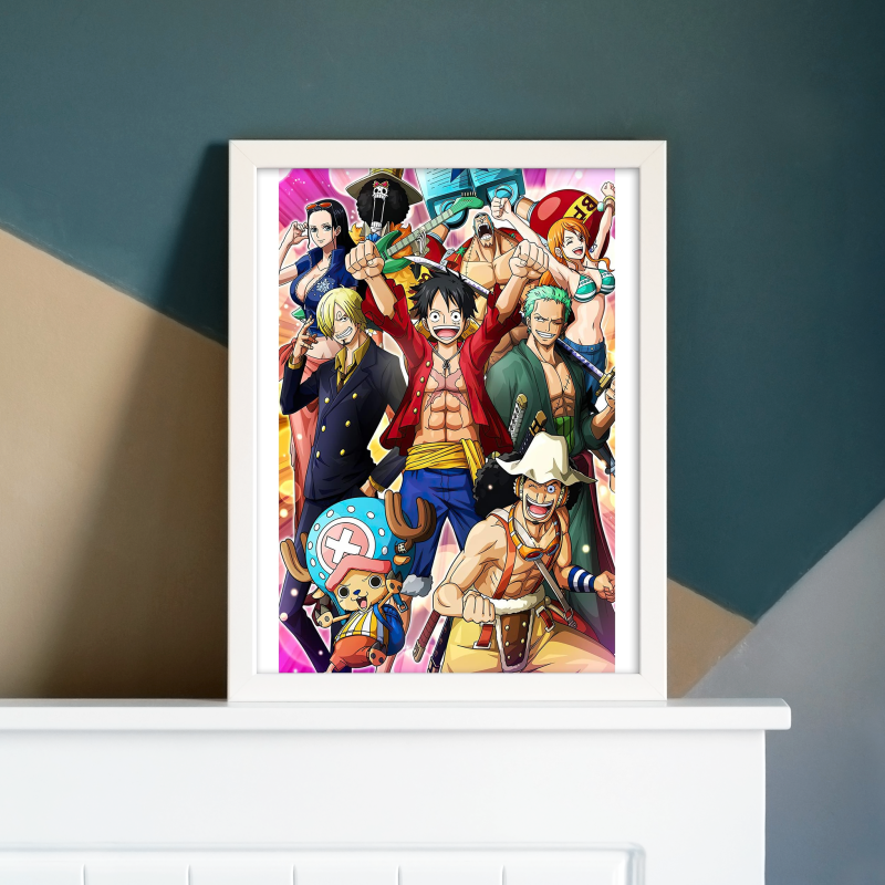 One Piece Ekibi Tasarımlı A3 Poster