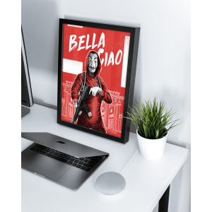 Bella Ciao Yazılı Tasarımlı A3 Poster