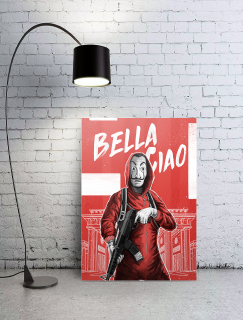 Bella Ciao Yazılı Tasarımlı A3 Poster