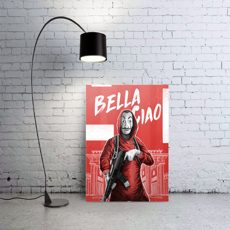 Bella Ciao Yazılı Tasarımlı A3 Poster