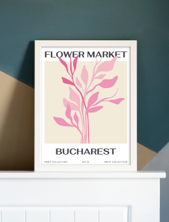 Flower Market Tasarımlı A3 Poster