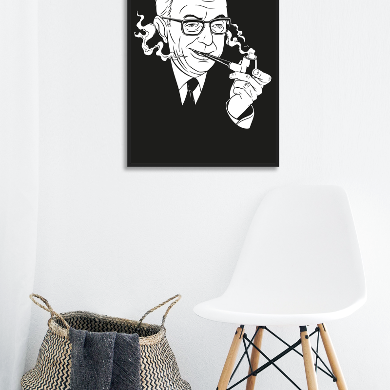 Jean Paul Sartre Tasarımlı A3 Poster