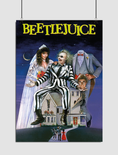 Beetlejuice Afiş Tasarımlı A3 Poster