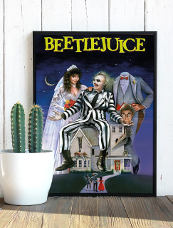 Beetlejuice Afiş Tasarımlı A3 Poster