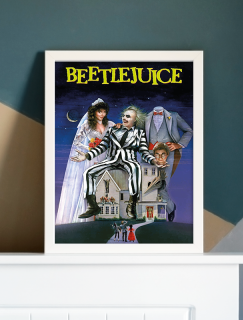 Beetlejuice Afiş Tasarımlı A3 Poster