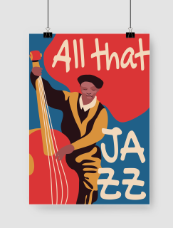 All That Jazz Yazılı A3 Poster