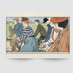 Hamers Rijwielen (1912), Johann Georg van Caspel Dijital Baskı A3 Poster