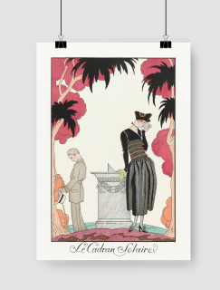 Le Cadran Solaire (1922), George Barbier Dijital Baskı A3 Poster