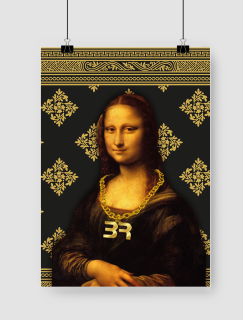 Mona Lisa Mood A3 Poster