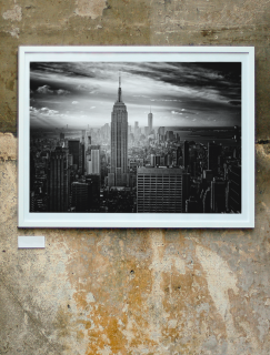 Empire State Binasi ve New York A3 Dijital Baskı Poster