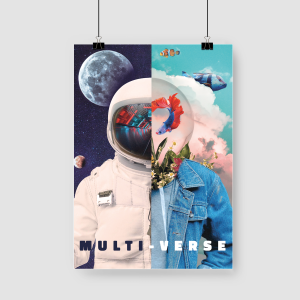 Multiverse Tasarım A3 Poster