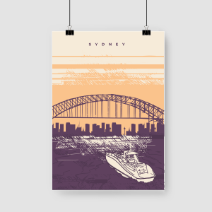 Sydney Tasarımlı A3 Poster