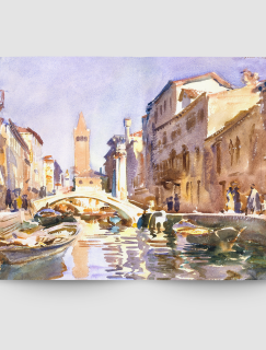 Venedik Kanalı (1913), John Singer Sargent Tasarımlı A3 Poster