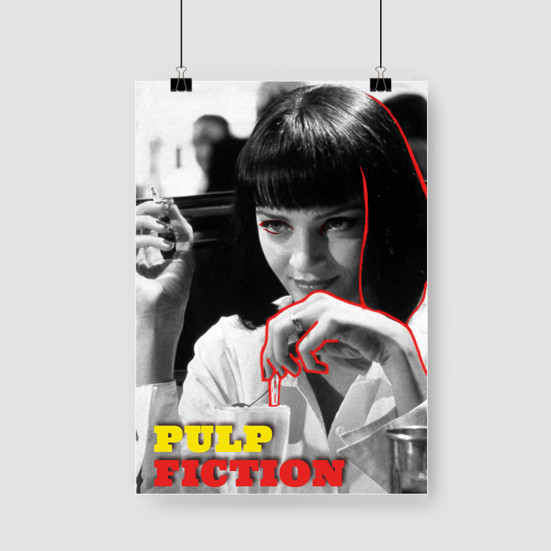 Pulp Fuction Tasarımlı A3 Poster