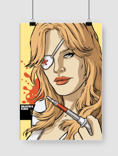 Kill Bill Beatix Kiddo Tasarımlı A3 Poster