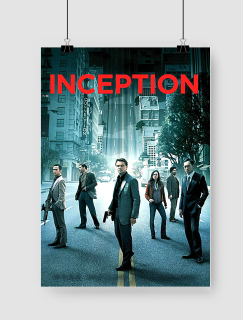 Inception Filmi Tasarımlı A3 Poster