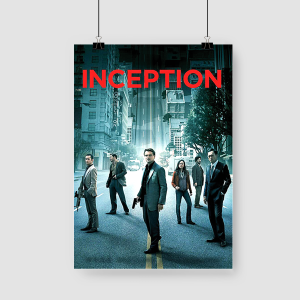 Inception Filmi Tasarımlı A3 Poster