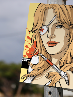 Kill Bill Beatix Kiddo Tasarımlı A3 Poster