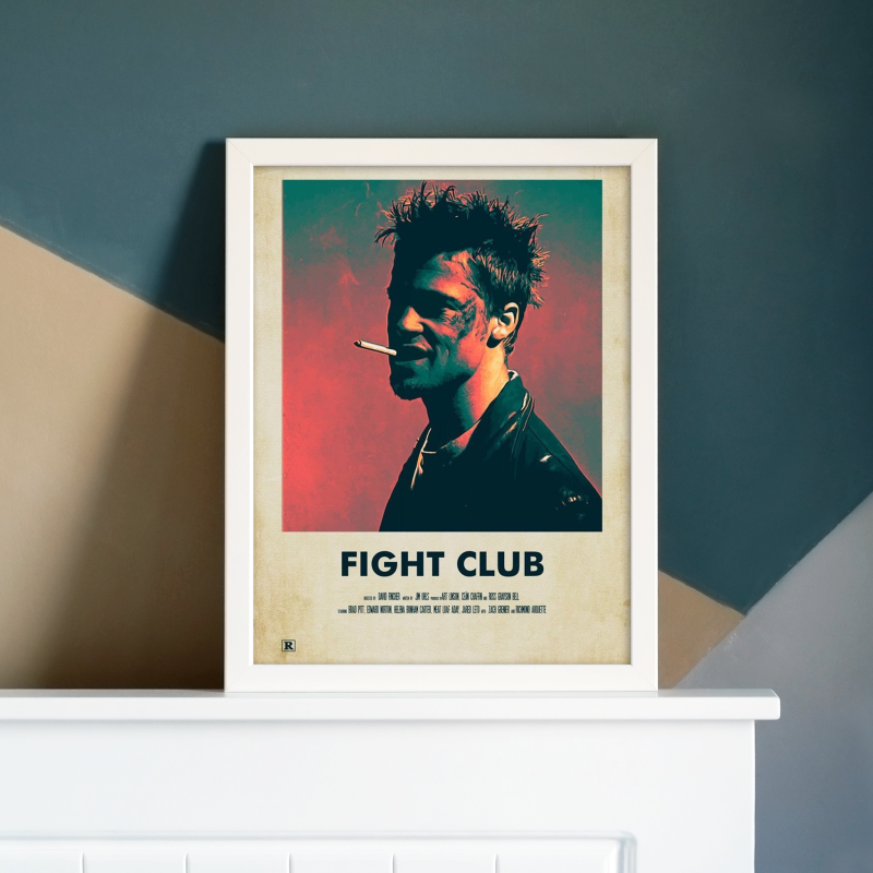 Brad Pitt Fight Club Tasarımlı A3 Poster