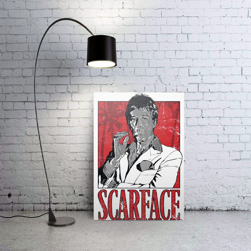 Scarface Al Pacino Tasarımlı A3 Poster