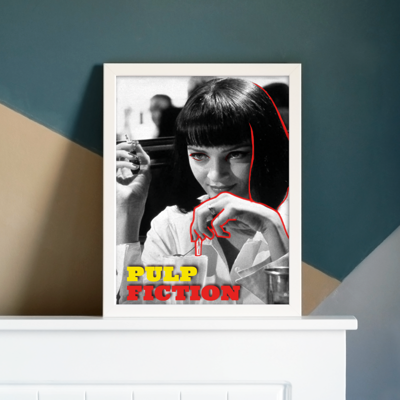 Pulp Fuction Tasarımlı A3 Poster