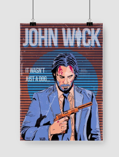 John Wick Tasarımlı A3 Poster