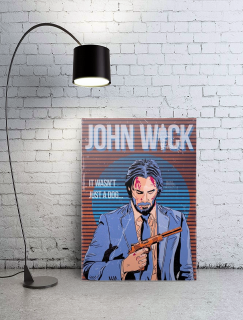 John Wick Tasarımlı A3 Poster