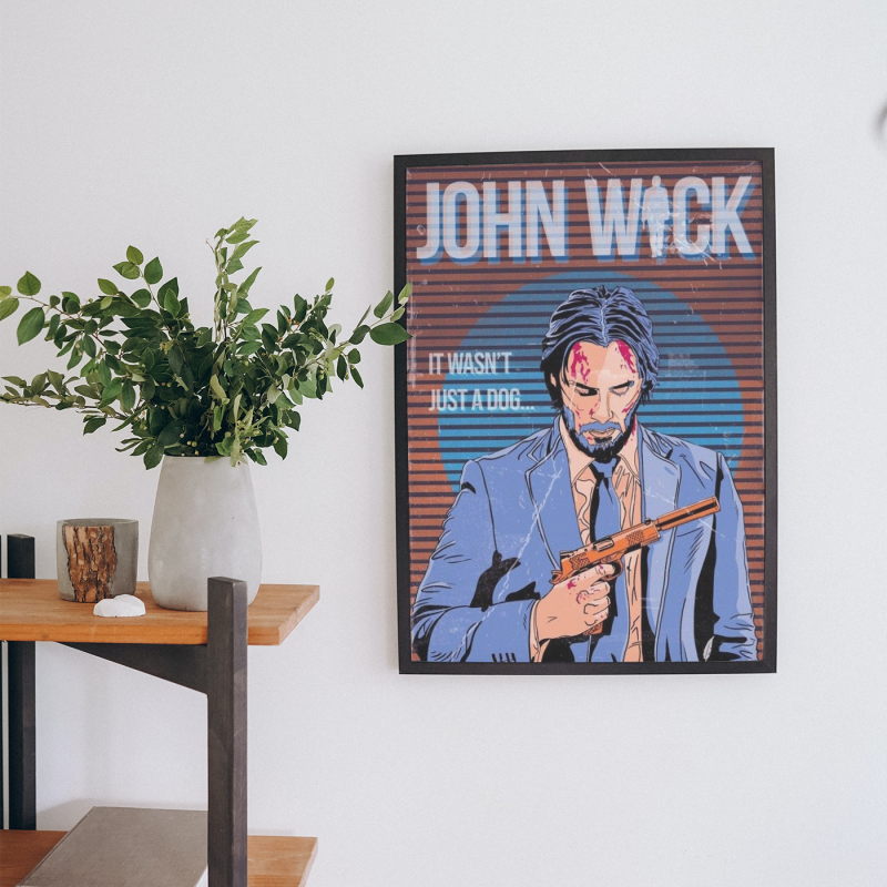 John Wick Tasarımlı A3 Poster