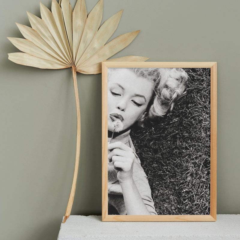 Çiçek Marilyn Tasarımlı A3 Poster