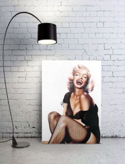 Marilyn Monroe'nun Kahkahası Tasarımlı A3 Poster