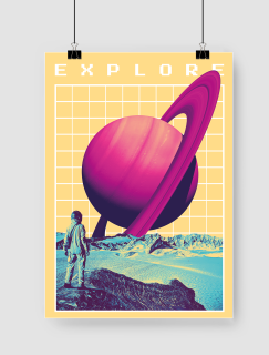 Explore Yazılı A3 Poster