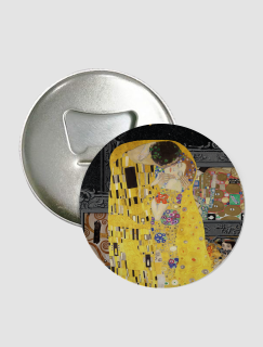 Gustav Klimt Öpücük Tablosu Tasarımlı Magnet Açacak